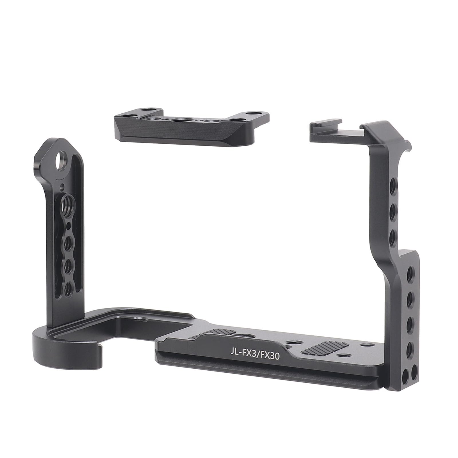 Gabbia per fotocamera professionale in metallo 1/4 3/8 fori per FX3 FX30 Durata e flessibilità per esigenze video e fotografia Piastra a sgancio rapido