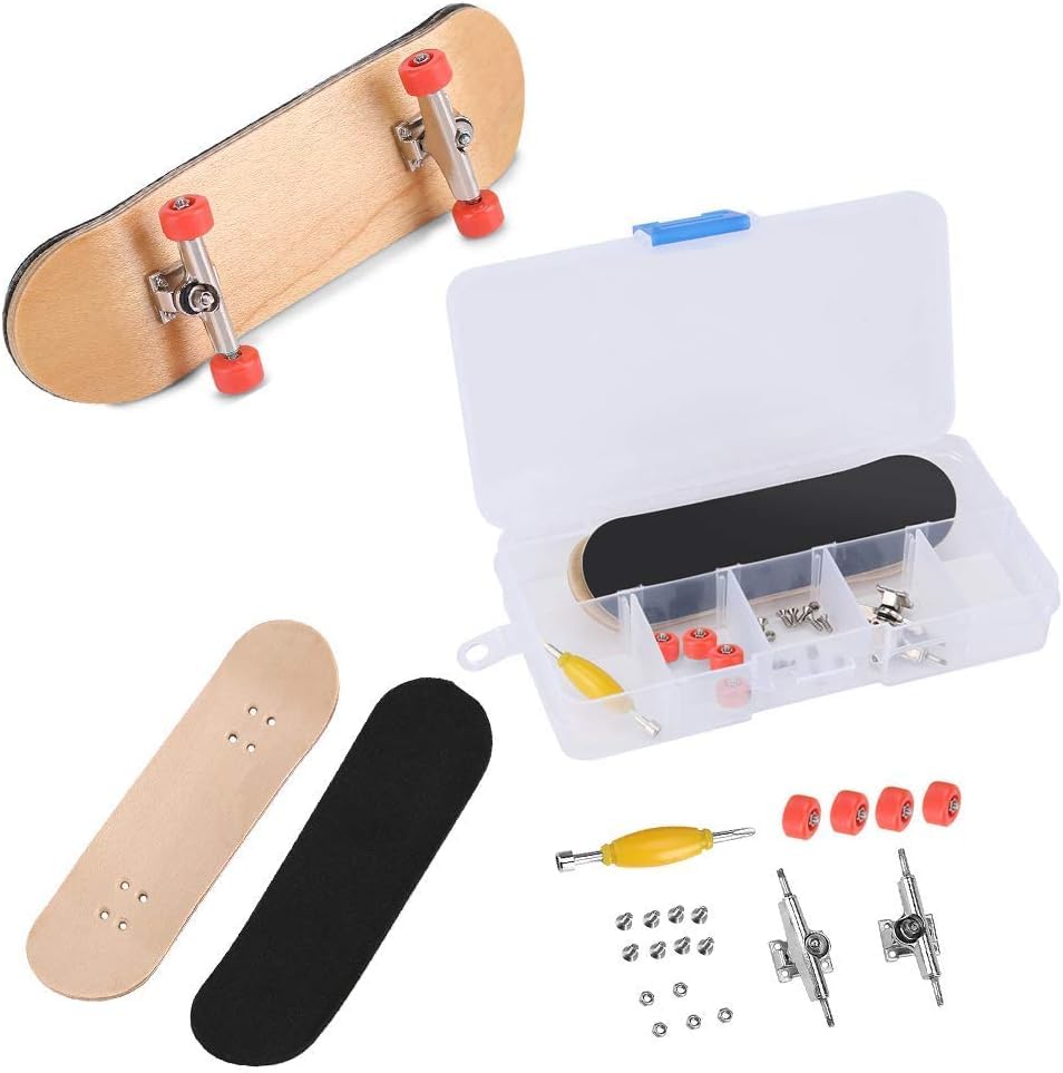 Hominas Finger Skateboard with Accessories