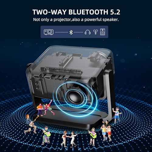 Onoayo AY3 [360°Adjustable Stand] Mini Projector thumb #6