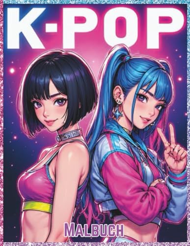 K-POP: 30 Malvorlagen von Sängerinnen im K-POP-Stil: Ein lustiges Malbuch für Fans von K-Pop, Anime und Manga, 30 einzigartige Zeichnungen für alle für 8,89 EUR bei amazon.de Bild: K-POP: 30 Malvorlagen von Sängerinnen im K-POP-Stil: Ein lustiges Malbuch für Fans von K-Pop, Anime und Manga, 30 einzigartige Zeichnungen für alle für 8,89 EUR bei amazon.de
