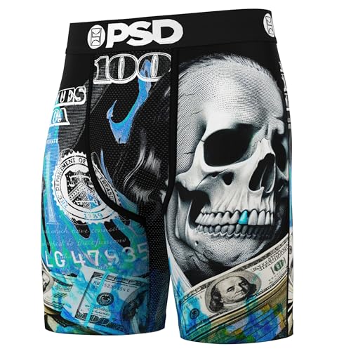 PSD Men's Boxer Briefs - Goblin Loot, 7 Inch Inseam, Moisture-Wicking, 4-Way Stretch, Boxer Briefs for Men, 2X-Large