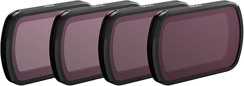 Skyreat Juego de filtros ND para DJI Osmo Pocket 3 accesorios -4 unidades (ND8ND16ND32ND64)
