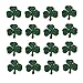 50 Count Bulk Of Green St Patricks Day Pins Enamel Metal Glitter Shamrock Three Leaf Clover Lapel Hat Pins Green Day Irish Pin Favors Irish Blessing Pin Brooches Jewelry