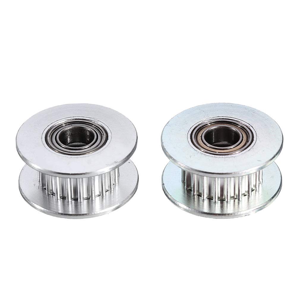 Cinghia Dentata GT2 5M Larga 6mm + 8 Pezzi 20 Denti 5mm Foro Puleggia Ruota + 8 Pezzi Molla Tendore Con Chiave A Brugola Per Parti Della Stampante 3D CNC