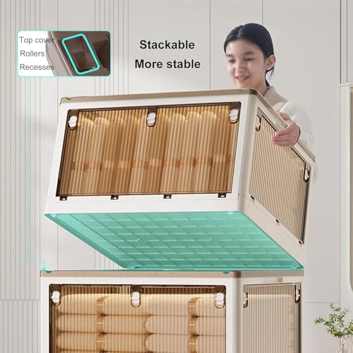 Boîtes de rangement en plastique transparent pour optimiser les placards de votre chambre