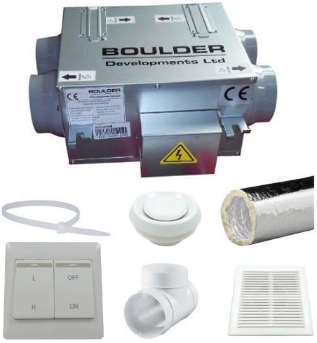 HRVU DHV-04/100B Heat Recovery Ventilation Full 2 Room System Condensation Control