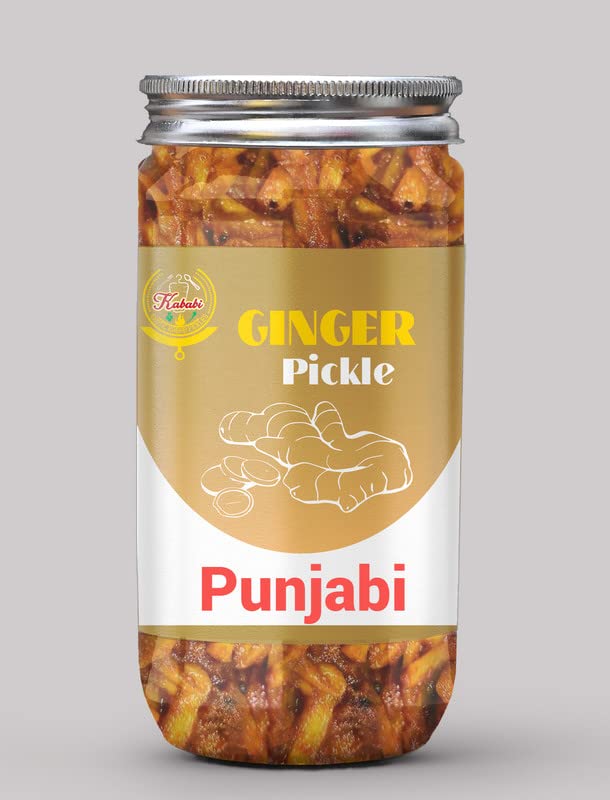 Punjabi Ginger Pickle - Jengibre fresco caseroAdrak Ka Aachar (400G) - Receta de la madre  Pepinillo orgánico del norte de la India  Pepinillo de disponible en Yaxa Peru