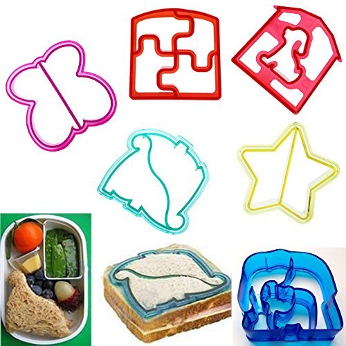 Fashionclubs Kids Sandwich And Bread Press Cutter Maker Mould (6pcs)