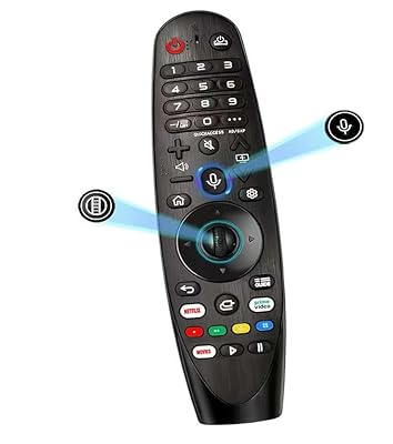 Voice-Magic-Remote-LG-Smart-TV-Remote-Control-Replacement for LG TV Remote for UHD OLED QNED WebOS ThinQ AI Smart TV Original Magic Remote AKB75855501 MR20GA Netflix/Prime/Google/Alexa Voice/Pointer