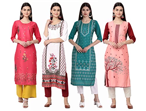 Image of Women's Crepe Straight Kurta