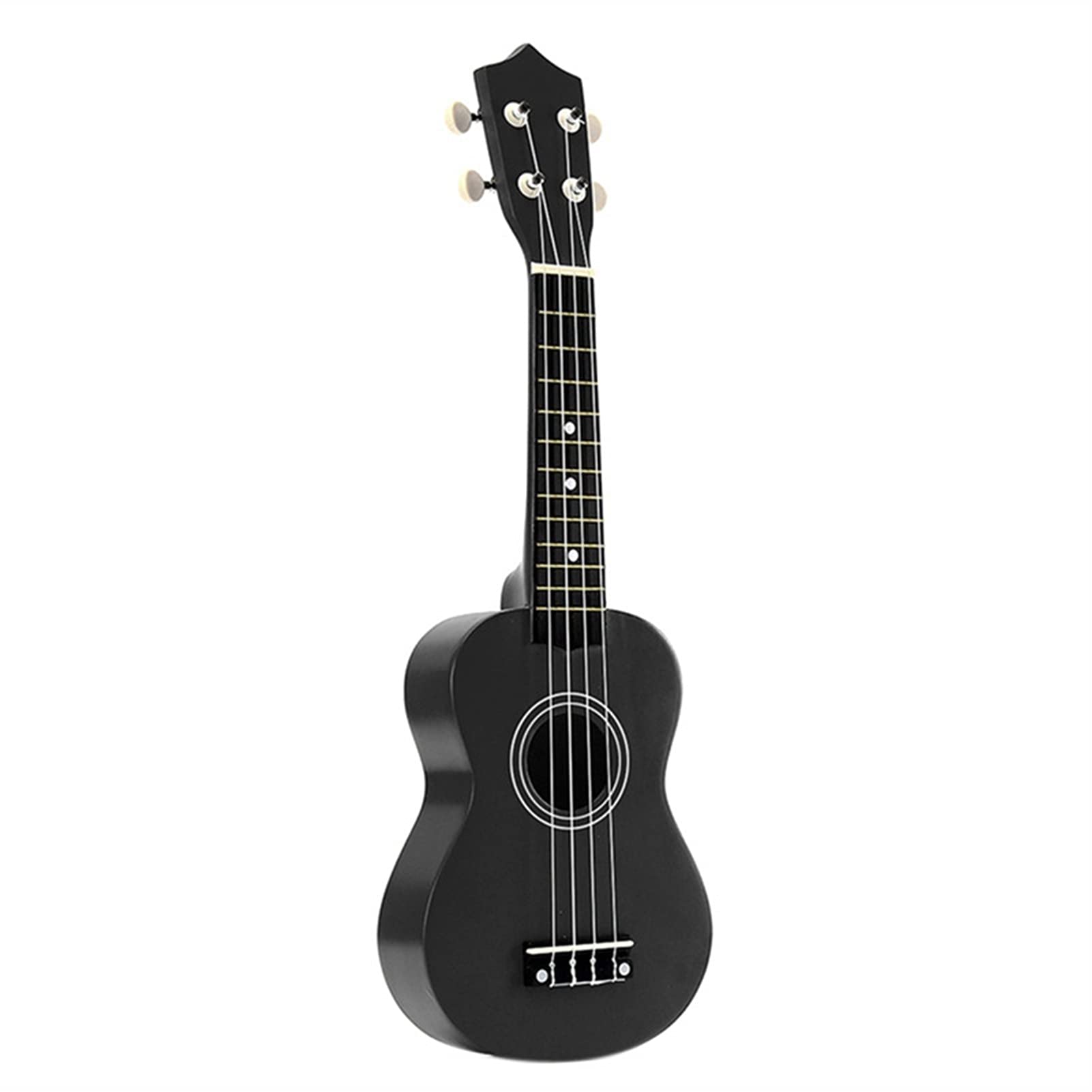 Ukulele koncertowe Początkujący Ukulele Pakiet 2 21- calowy Sopran Ukulele 4 String Hawaiian Guitar Ukulele +String+Beginner' s Choice Gift- Black And Light Blue