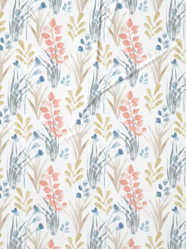 Image of DDECOR Live Beautiful 100% Cotton 145TC Floral King Bedsheet with 2 Pillow Covers | Rotary Printed Breathable Fabric | 224 CM X 254 CM | Luxury Bedding for Home | Cresta Collection | Peach Pink