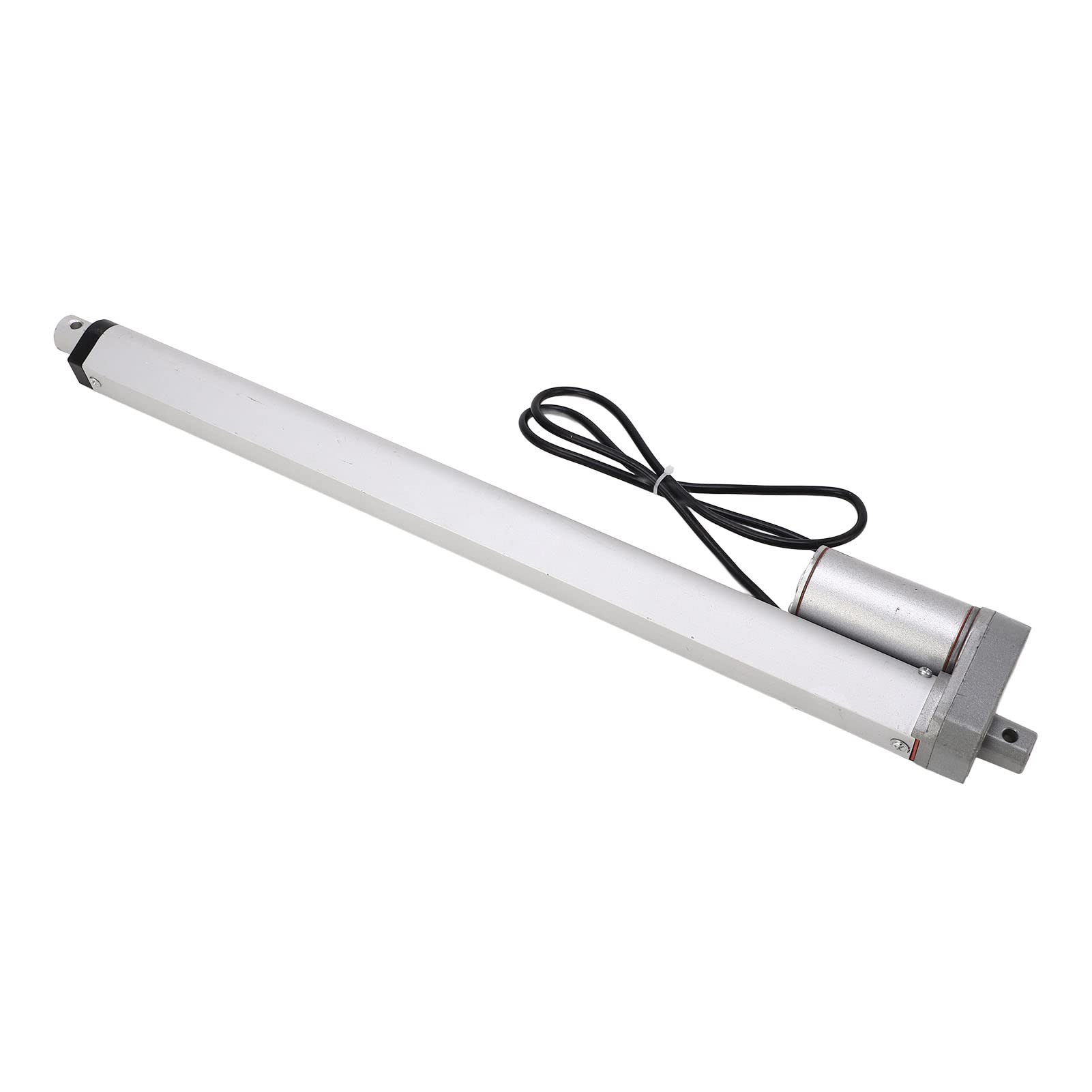Aramox Mini Liniowy Siłownik Elektryczny Siłownik Ruchu Liniowego ze Stopu Aluminium Skok 400 Mm 12 V 750 N 10 Mm S IP65 do Sofy Masującej Podnośnik do łóżka Medycznego Stojak na kamerę (Tylko