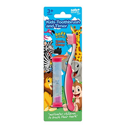Safe & Sound Kids Toothbrush and 2 Minute Timer