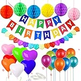 adorno cumpleaños Brillante y colorido: hace que las fiestas de cumpleaños sean especiales y distintivas. Perfecto para usarlo para iluminar el lugar de la fiesta de cumpleaños