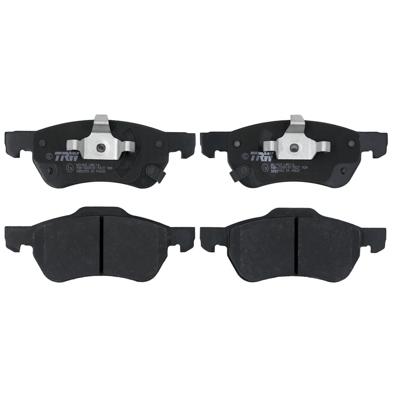 TRW Kit pastiglie freni Anteriore con segnalatore acustico usura GDB2383 Compatibilità con MG ZS SUV