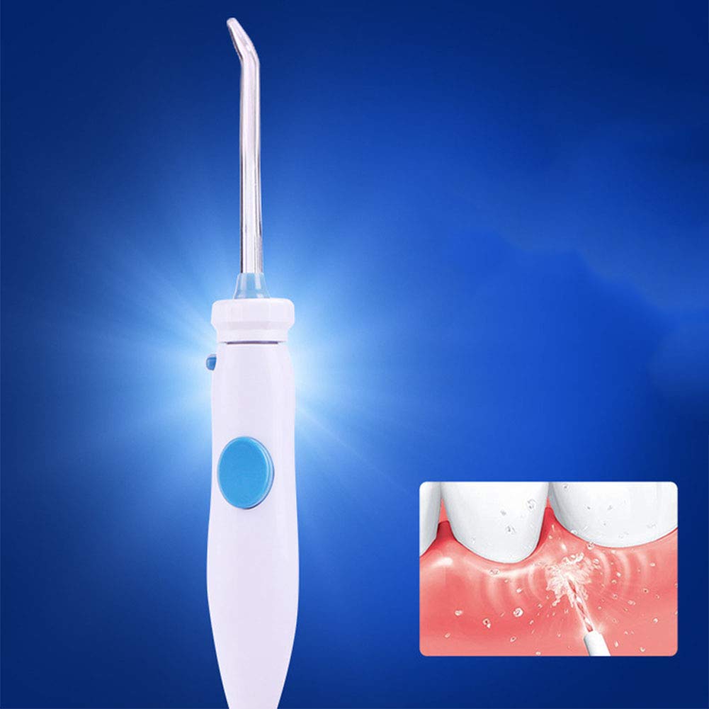 Dispositivo Elettrico Per La Pulizia Dei Denti Rossi Domestici 1000 Ml Di Grande Serbatoio D'acqua Funzione Di Disinfezione UV Impulso Ad Alta Pressione IPX7 Colore Blu E Bianco Impermeabile (bianca)