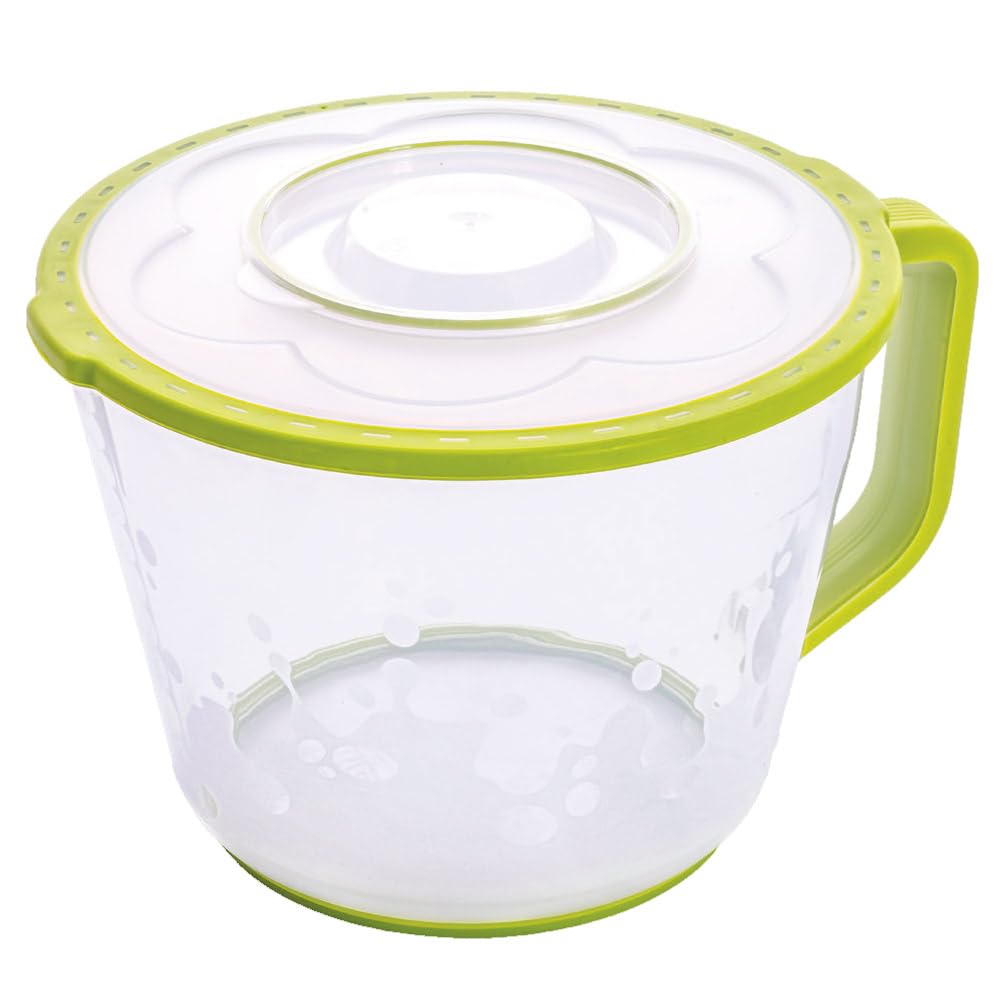 B2C Mixing Jug Whipping Blending Cup Container Storage Bowl Handle Double Cover Mixer Non-Split Mixing Bowl