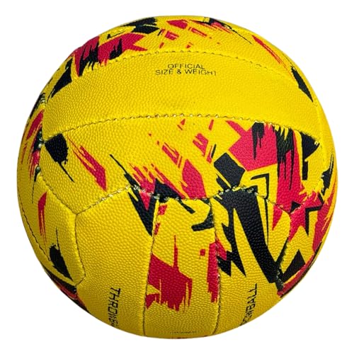 Image of Throw Ball in Synthetic Rubber Size 5 (Yellow)