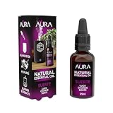 AURA | Aceite Esencial para Humidificador | 100% Puro | 25ml | 0% Alcoho (25ml, Suerte)