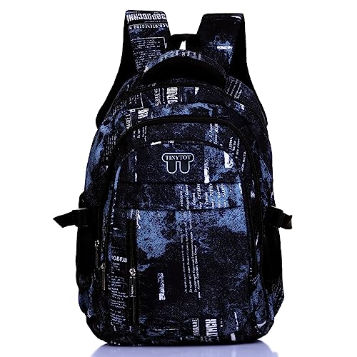 Image of Tinytot 30Litre School Bag Water-Resistant Laptop& Travel Backpack - Unisex Large 19 Inches Multipurpose Travel Backpack for Boys & Girls, Men & Women- Ideal for College and School and office Use