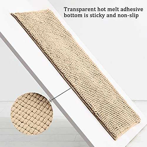 3-teiliges Badezimmerteppich-Set, Shaggy Ultra Weich Anti-Rutsch Badezimmermatten-Set, Inklusive U-förmiger Kontur-WC… – Bild 4