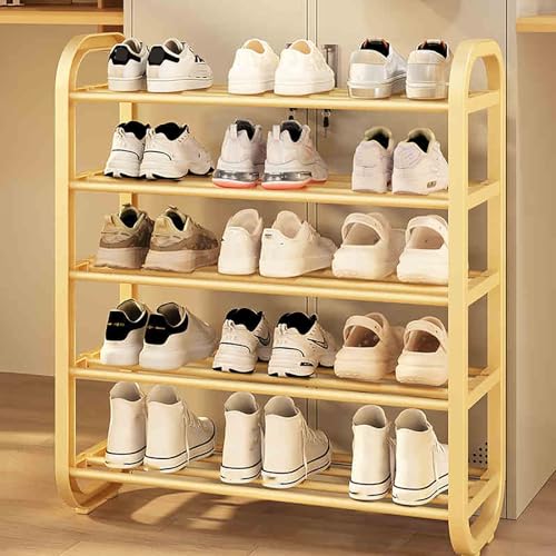 Meuble chaussures entrée et couloir en acier robuste au design épuré pour ranger vos talons et bottes - 2