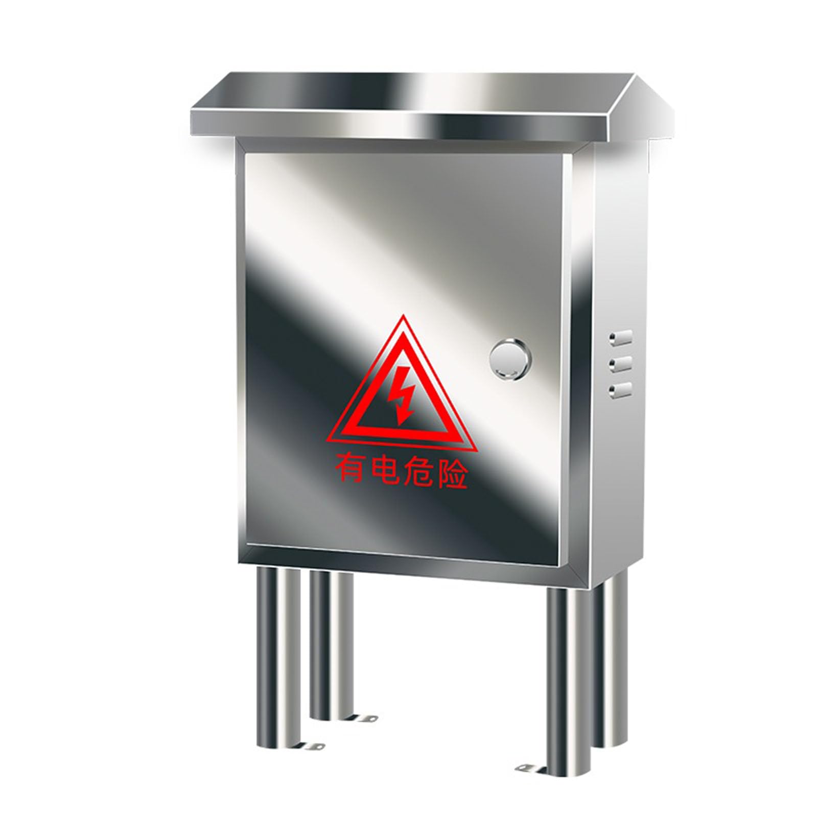 XBTGS Scatola di recinzione elettrica in acciaio inossidabile resistente alle intemperie con staffa di montaggio, 400 x 500 x 180 mm, per protezione da apparecchiature elettroniche esterne, durevole