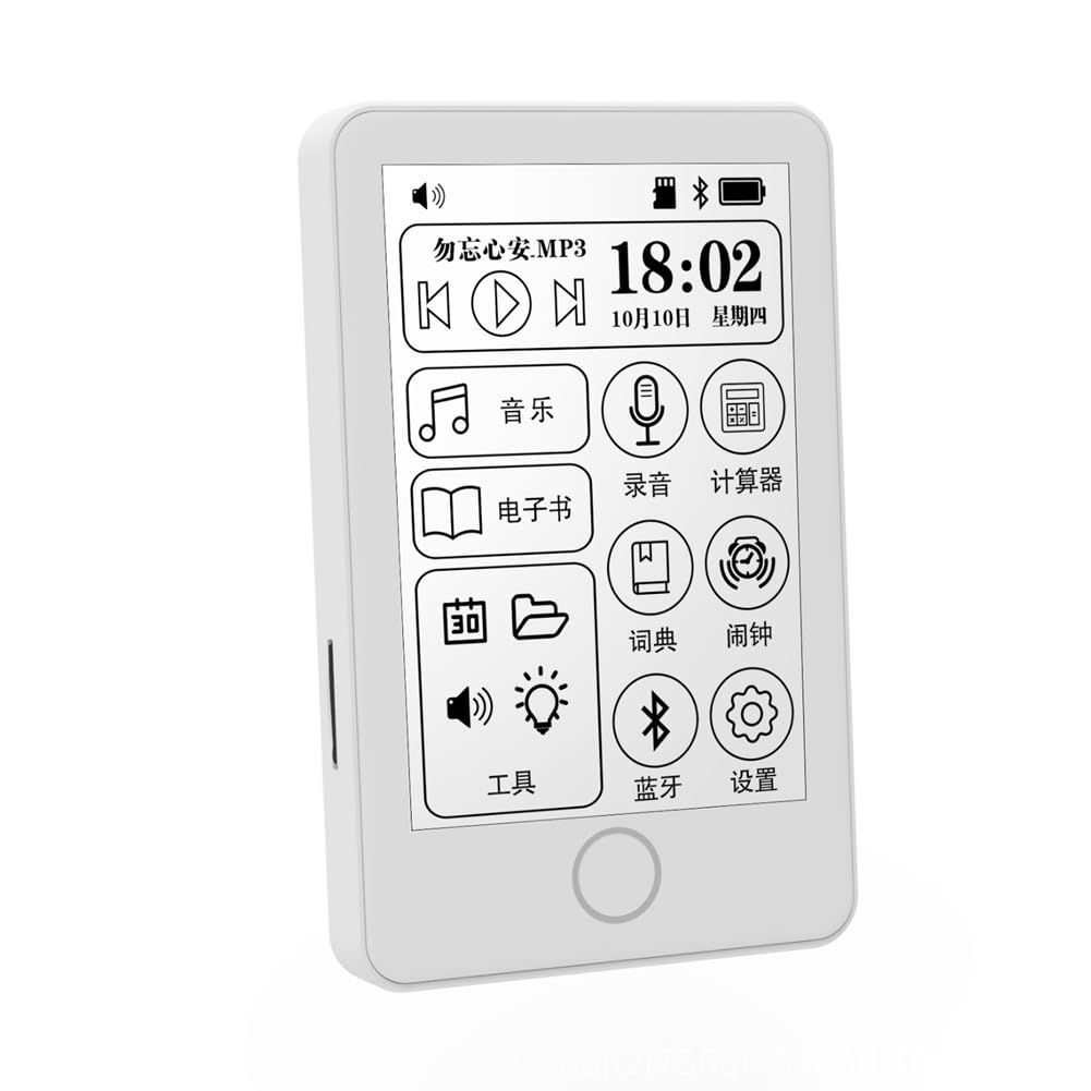 Odtwarzacz Mp3 elektroniczny czytnik e-booków Bluetooth odtwarzacz muzyczny mini dyktafon słownik dotykowy radio