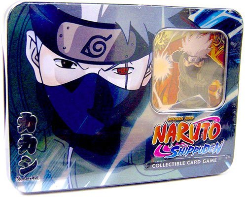 2009 Naruto CCG: Guardian of the Village Tin Collector Tin Set: Kakashi Hatake - Great Gift!