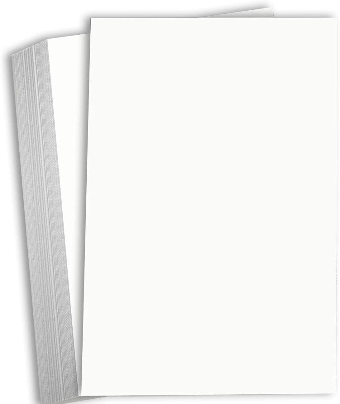 Hamilco Bright White Legal Size Cardstock Paper 8 1/2" x 14" Card Stock 80lb Cover 25 Pack (Bright)