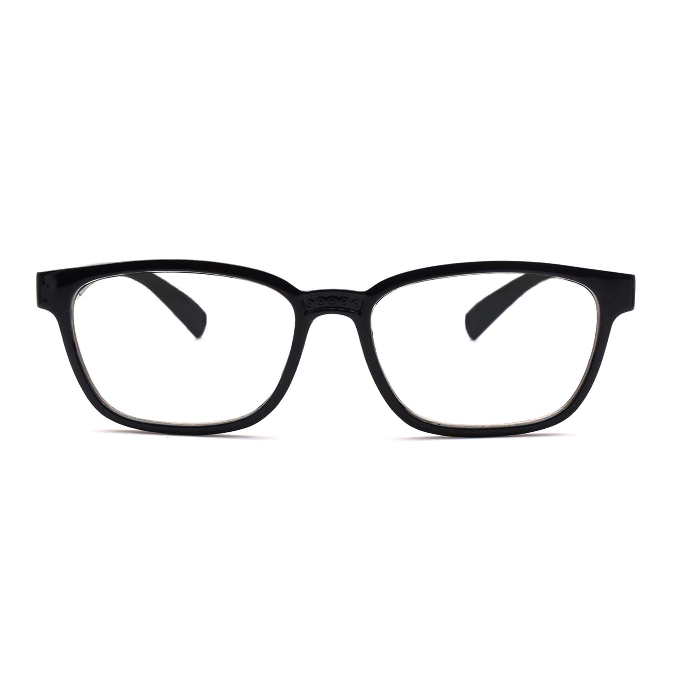 JUSLINK Flexible Kids Blue Light Blocking Glasses for Boys and Girls Age 3-12(1Black)