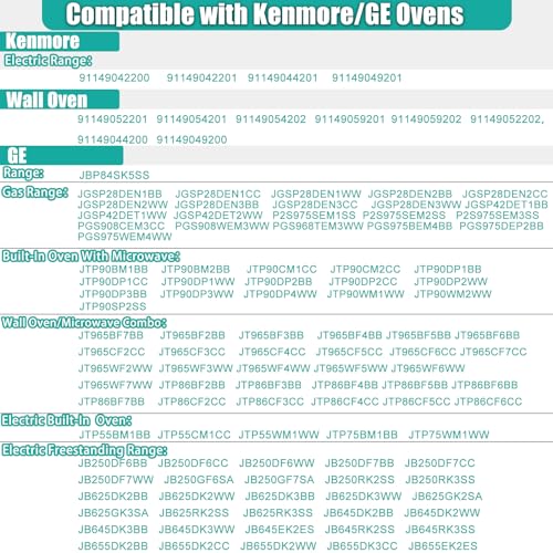 WB56X22160 Range Oven Inner Door Glass, Window Pack Assembly, Double-Layer Glass, Replacement part number: WB55T10154, WB56T10152, WB56X26391, 33791631, Compatible for GE Range/Electric Oven/Wall Oven - Image 6