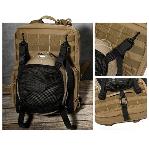 Soporte portátil de alta elasticidad para casco de mochila 6