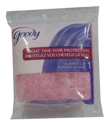Goody 00309 Night Time Hair Protection Slumber Cap, Expertly Crafted To Provide Secure Fit, Helps Maintain Your Look In Between Salon Visits, Generous Cut Provides Extra Room When Needed