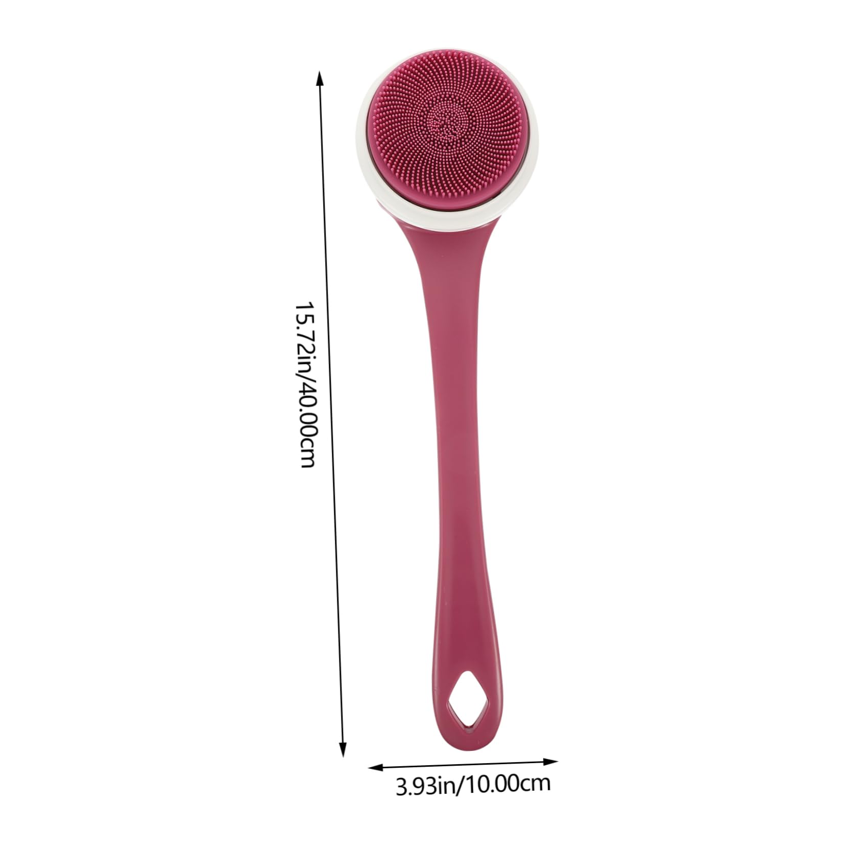 Happyyami Cepillo Corporal Eléctrico Depurador de Ducha 1 Unidad Tamaño Mediano Resistente al Agua para Adultos Limpieza Profunda Masaje Cabezales Intercambiables Uso Baño