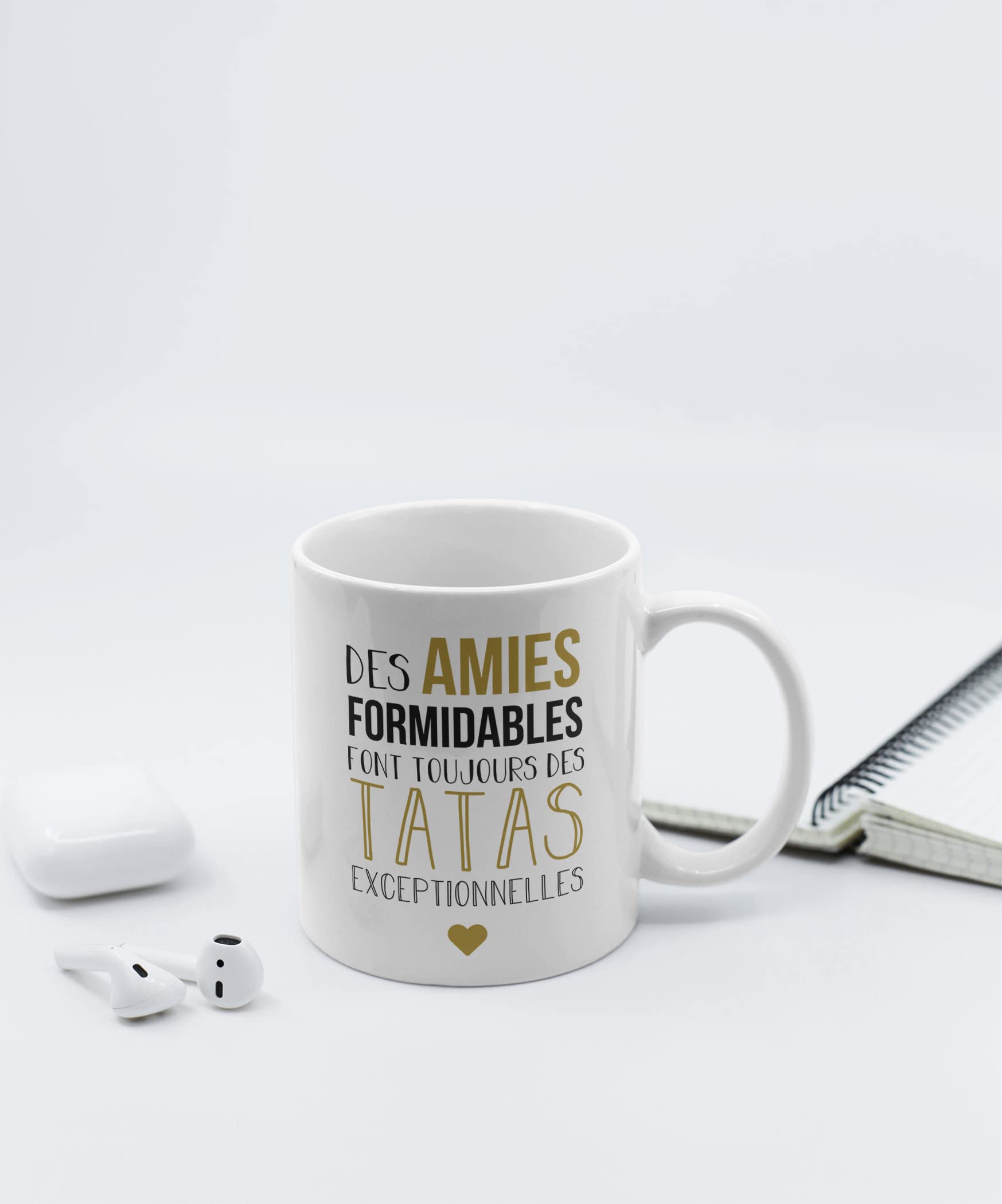 Mug Amies Formidables Tatas Exceptionnelles - Tasse Originale Pour Annonce Grossesse Tata Naissance Enfant Idée Cadeau Annonce Bébé Fille Garçon