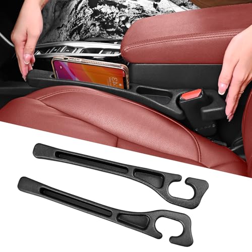 7F Car Seat Gap Filler Organiser Between Seat and Centre Console Universal Car Accessories Fit SUV Truck Storage Black