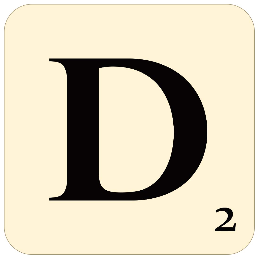 Individual Letter Coaster - Scrabble Tile Inspired Design - Monogram/Personalised (