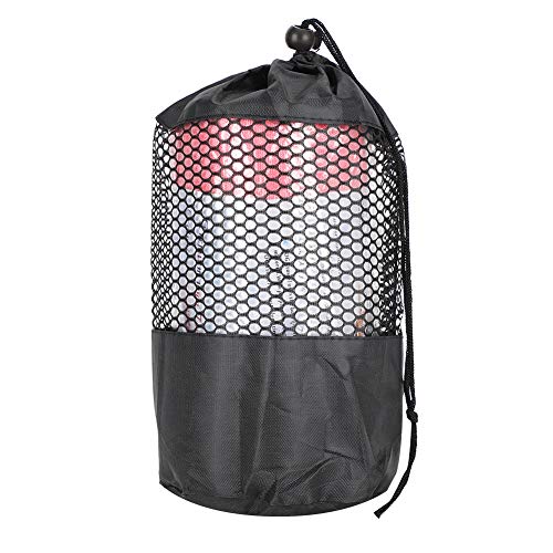 GUOHOQIX für Yoga-Handtuch, schweißabsorbierend, rutschfester Griff, strapazierfähiges Material, schnell trocknend, leicht für Übungen, Mattenbezug (Rosa)