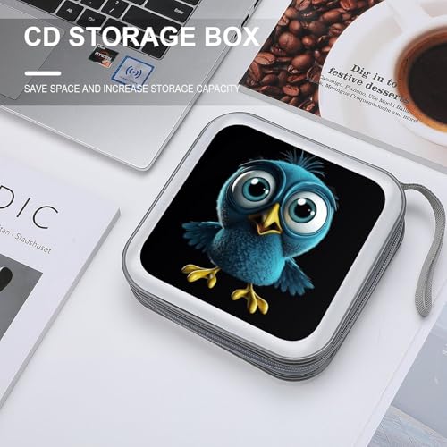 Étui à CD et range DVD bleu pour le stockage de disques