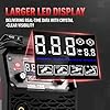 ANDELI 135Amp MIG Welder 110V Portable Gasless Welder Flux MIG/Lift Tig/Stick 3-in-1 Multiprocess Welder LED Digital Display Welding Machine IGBT Inverter Welder
