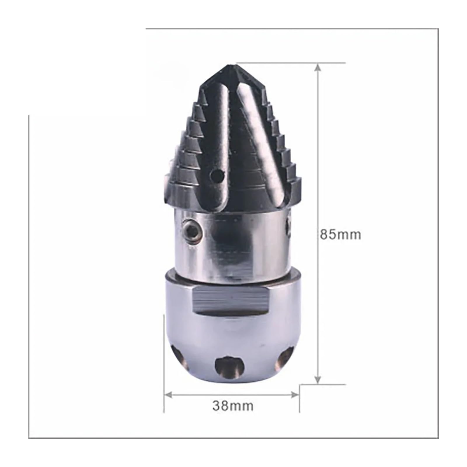 Boquilla rotativa para alcantarilla, 1/2 3/8, 50-300bar | Boquilla de alta presión para limpieza de lodo, acero inoxidable, altura 0-5,9in, rosca 1/2(1l2 female 30LPM)