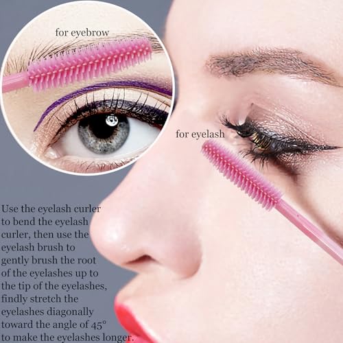 BIHRTC 100PCS Disposable Makeup Tools Kit Mascara Wands Mascara Spoolies Disposable Lip Applicators liner Brushes Makeup Tools for Women Salon Beauty Cosmetic Make Up Tool — view 3