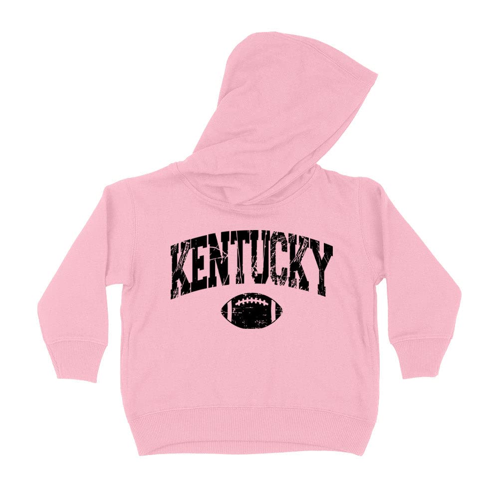Football Kentucky Collegiate Kids Hoodie Sweatshirt Toddler 2T Light Pink