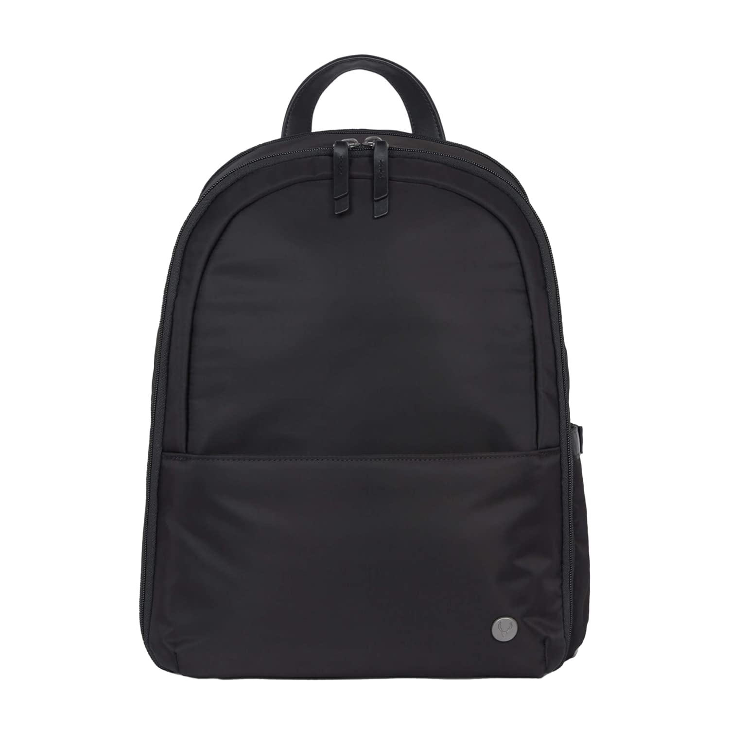 ANTLER Chelsea Travel Backpack - 19L | Backpack with Suitcase Sleeve, Laptop Pocket | Water-Resistant, Durable Nylon & Leather | Slim Cabin Carry-On Rucksack for Men & Women