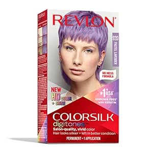 Revlon Permanent Hair Color ColorSilk Digitones with Keratin, 92D Pastel Lavender (Pack of 1)