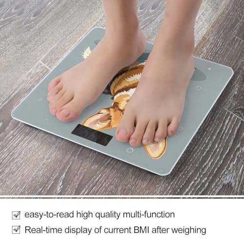 Báscula digital de baño con diseño Corgi y vidrio templado miniatura 5