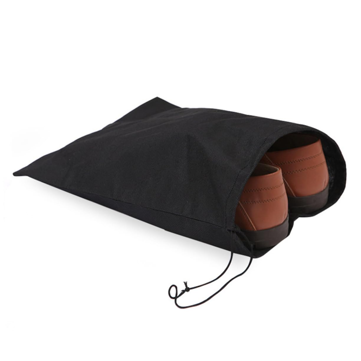 24piezas Bolsa De Zapatos Portátil Organizador De Calzado No y Transpirable para y Almacenamiento De Zapatos Negro
