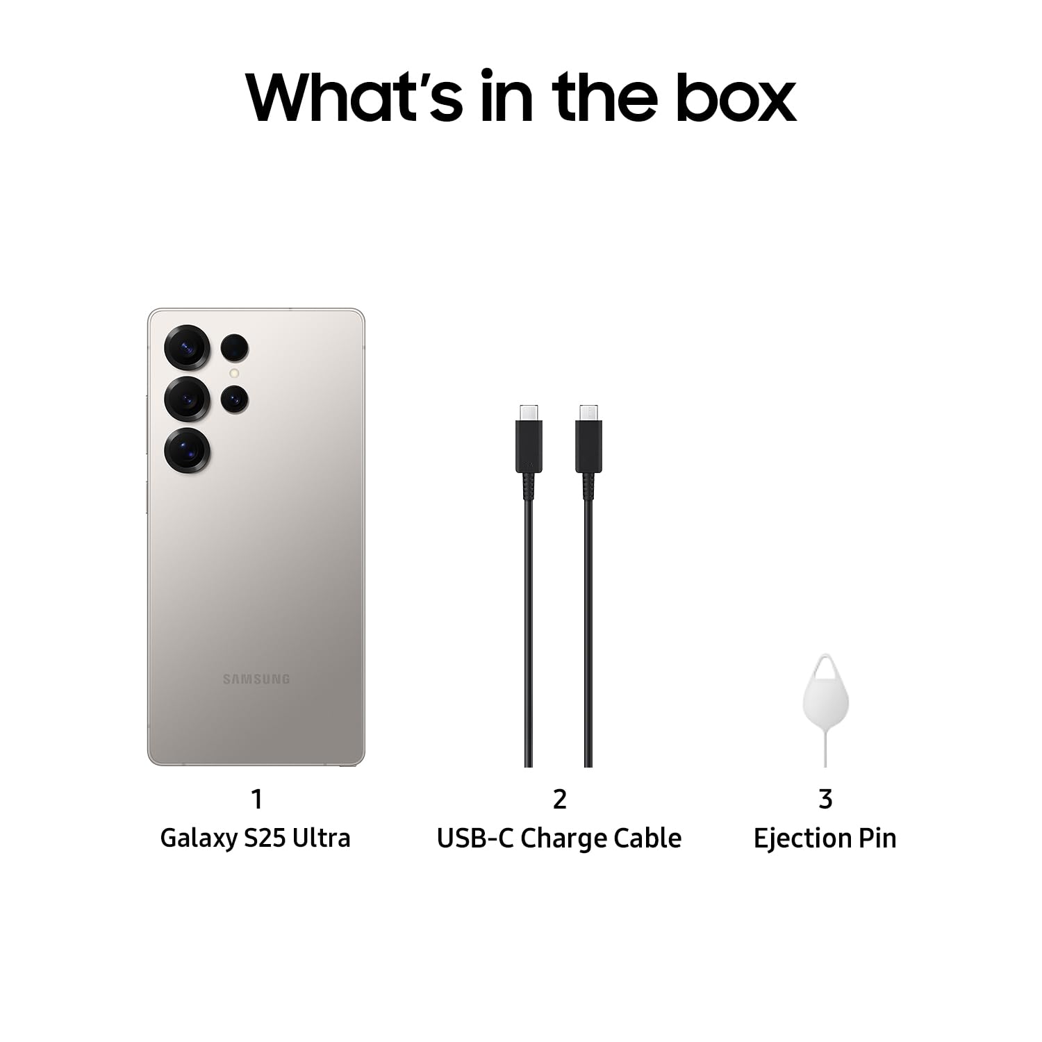 Samsung Galaxy S25 Ultra - Titanium Grey, 512GB, AI